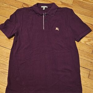 Burberry Dark Purple Polo Shirt